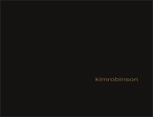 Tablet Screenshot of kimrobinson.com